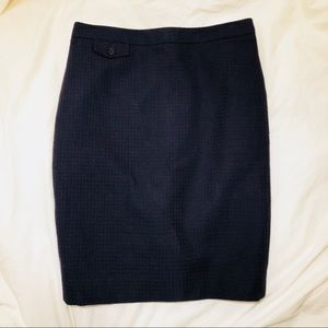 J. Crew No. 2 Cotton Pencil Skirt, Sz 0